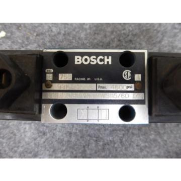 NEW Russia Canada BOSCH 9810231006 DIRECTIONAL VALVE # 081WV06P1V1004WS115/60 - D51