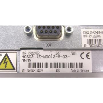 *NEW* Germany India REXROTH INDRAMAT  SERVO DRIVE  HCS02.1E-W0012-A-03-NNNN   60 Day Warranty!