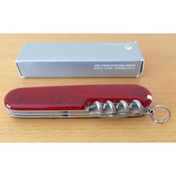 VICTORINOX Canada Egypt Original Schweizer Offiziersmesser rot-transparent Rexroth NEU/OVP