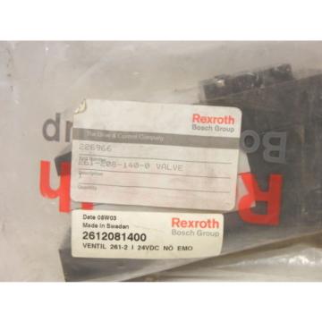 REXROTH India Italy BOSCH 261-208-140-0 NEW VENTIL 261-2 VALVE 24VDC 2612081400