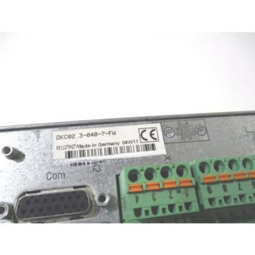 NEW India Italy REXROTH INDRAMAT DKC02.3-040-7-FW ECODRIVE SERVO AXIS DRIVE DKC02.30407FW