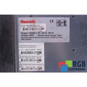 BTV20.3SA-56B-45C-S-FW Korea Australia FWA-BTV*44-WNT-04VRS-DE-OEM REXROTH 12M WARRANTY ID35821