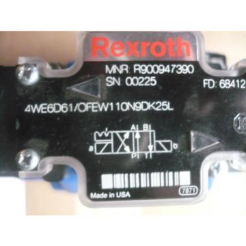 New Australia Russia Rexroth R978912400 H-4WEH25HD64/OF6EW110N9ETDK25L Valve