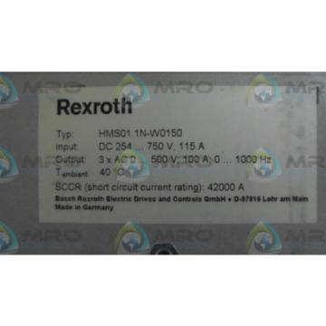 REXROTH Japan Greece HMS01.1N-W0150-A-07-NNNN SERVO DRIVE *NEW NO BOX* AS IS