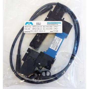 Mannesmann Japan Russia Rexroth RPU/2518 BI/MICRO  251-819-320-0 Ventil -unused/OVP-