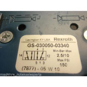 Rexroth Singapore Mexico Ceram Valve GS-030050-03340 _ GS03005003340 _ GS-O3OO5O-O334O