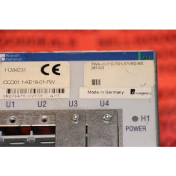 Indramat/Rexroth China Korea CCD01.1-KE19-01-FW Servo Controller Chassis 11284231