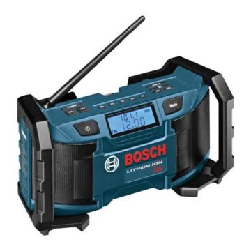 Bosch PB180 Compact AM/FM Radio Jobsite 18V Li-Ion Battery AC/DC Lithium-Ion