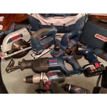 Bosch 18V Cordless 6-Tool Combo Kit Plus 10.8V Mini Driver/Drill