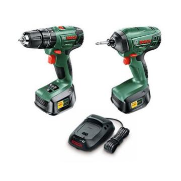 Bosch PSB 1800 LI-2 + PDR 18 LI Cordless Combi/Impact Drill Twin Pack