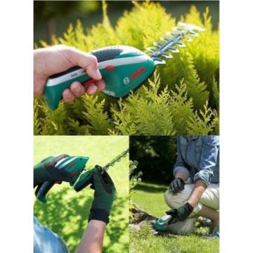 Bosch Isio3 Cordless Shrub Grass Shear + stand stick