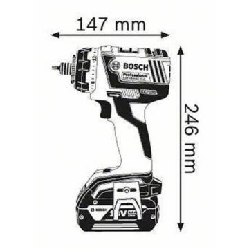 Bosch taladro de batería GSR 18V-EC FC2 con SDS Solo Grabación Modelo 06019E1109