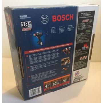 NEW BOSCH IDH182B 18V Socket Ready 1/4&#034; Hex Impact Driver + 1/2&#034; Drive Wrench