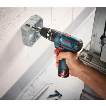 Bosch Lithium-Ion 3/8in Hammer Drill Screw Driver Cordless Power Tool 12-Volt