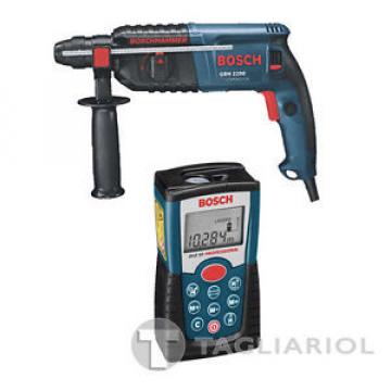 BOSCH GBH 2200 TRAPANO TASSELLATORE + BOSCH DLE 50 DISTANZIOMETRO LASER