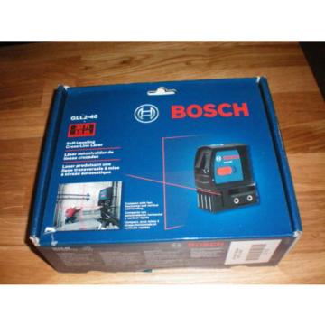 Bosch Cross-Line Laser GLL2-40 - SELF LEVELING- BRAND NEW- FACTORY SEALED