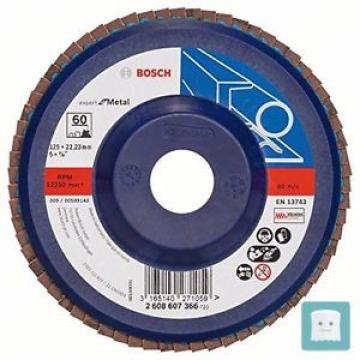 BOSCH 2608607366 - DISCO ABRASIVO 125 MM, 22,23 MM, 60, U/MIN, CONFEZIONE DA 1