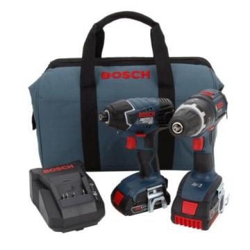 Bosch CLPK243-181 18-Volt Lithium-Ion 2-Tool Combo Kit with 1/2-Inch Drill/Drive