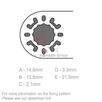 10 Pack of 87mm Multi Tool Half Circle Saw fits Makita Bosch Skil Worx Longbow