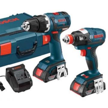 Bosch 18-Volt Lithium Ion (Li-ion) Brushless Motor Cordless Combo Kit Hard Case