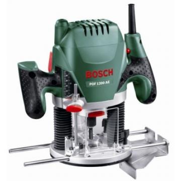 Bosch POF 1200 AE Router With Vacuum Adaptor and Clamping Lever, SDS System