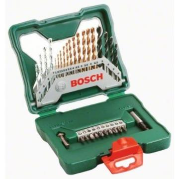 Bosch X-Line Accessory Set, 30 Pieces - Swivel-Mounted, Removable Bit Holder