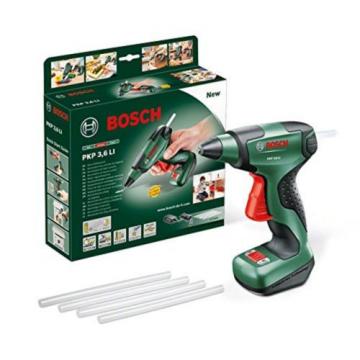 Bosch PKP 3.6 LI Cordless Lithium-Ion Glue Gun with 3.6 V Battery 1.5 Ah