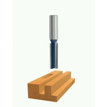 Bosch 85225MC 1/4in Shank 3/8 X 1in Double Flute Straight Router Bit