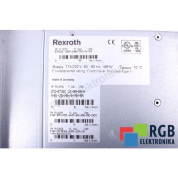 BTV20.3SA-24B-55C-D-FW France Singapore FWA-BTV*55-GH0-01V00-DE-OEM REXROTH 12M WARRANTY ID35819