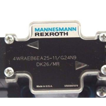 NEW Egypt USA MANNESMANN REXROTH 4WRAEB6EA25-11/G24N9 DK26/MR VALVE W/ 021462A 352 COIL