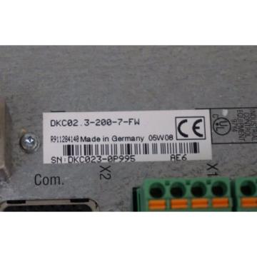 NEW Egypt Mexico REXROTH DKC02.3-200-7-FW SERVO ECO DRIVE R911284140 , DKC0232007FW