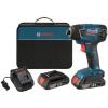 Cordless 18 Volt Lithium Ion 1/4 In Impact Driver Kit (2) 2.0 Ah Batt Power Tool #2 small image