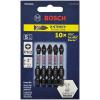 BOSCH Impact Tough Power - 5 Piece Phillips Screwdriver Bit Set - 50mm PH2