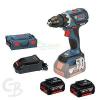 BOSCH TRAPANO A BATTERIA GSR 18 V-EC METALLO DI ALIMENTAZIONE + 2 BATTERIE+ #1 small image