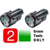 2 GENUINE BOSCH 10,8V 2.0a BATTERY Li-ION(GREEN TOOL) 1600A0049P 3165140808804#X #1 small image