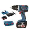 BOSCH TALADRO DE BATERÍA GSR 18 V-EC INALÁMBRICO + 2x PILA 2Ah+L-BOXX 06019D6105 #1 small image