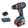 BOSCH BATERÍA ATORNILLADOR GSR 18 V-LI + 2 BATERÍAS 4,0 AH + L-BOXX