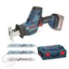 BOSCH CLIC &amp; GO 18V CORDLESS RECIPROCATING SAW GSA 18 V-LI C SOLO+L-BOXX #1 small image