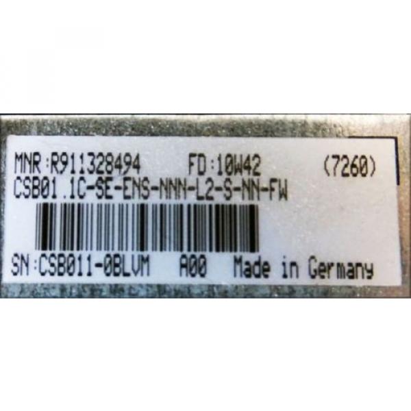 Rexroth Singapore Mexico CSB01.1C-SE-ENS-NNN-L2-S-NN-FW R911328494 mit PFM02.1-A07 karte *used* #2 image