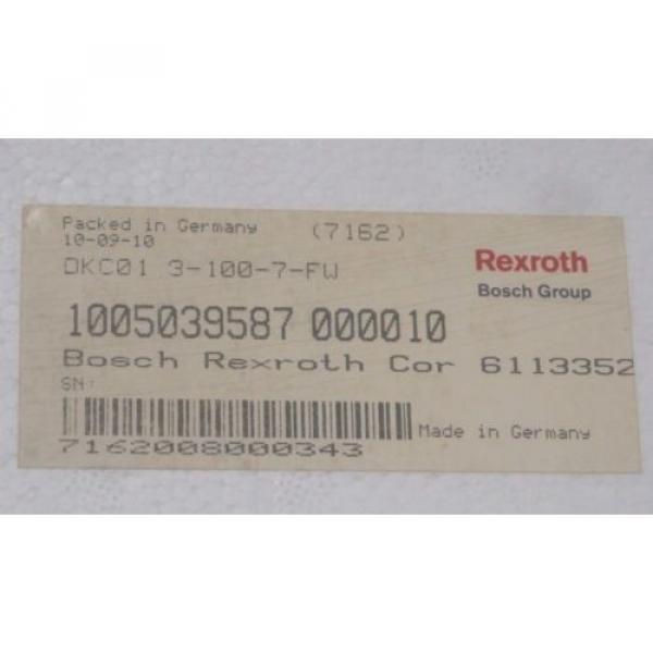 NEW Korea Russia REXROTH DKC01.3-100-7-FW SERVO DRIVE R911279429 , DKC0131007FW #3 image