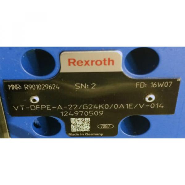 Rexroth Egypt Mexico VT- DFPE-A-22/G24K0/0A1E/V-014 Proportionalventil #2 image