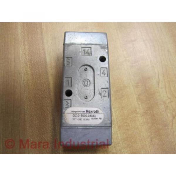 Rexroth India India GC-015000-03333 Directional Valve GC01500003333 - New No Box #3 image