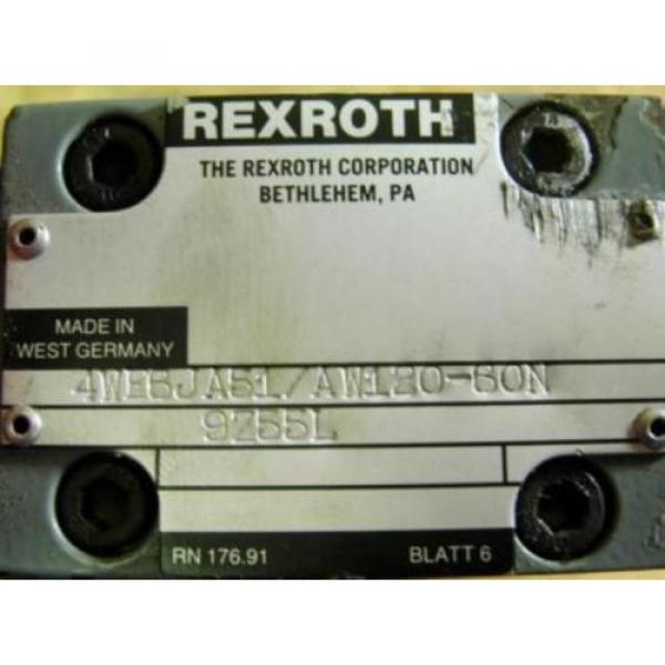 REXROTH Australia France DIRECTIONAL VALVE 4WE6JA51/AW120-60N9Z55L #3 image