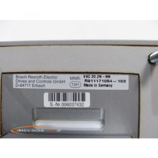 Rexroth USA Canada VAC 30.2N-NN MNR: R911171054-103 Anschlussmodul #3 image