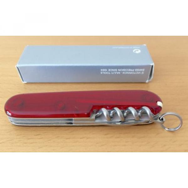 VICTORINOX Canada Egypt Original Schweizer Offiziersmesser rot-transparent Rexroth NEU/OVP #2 image