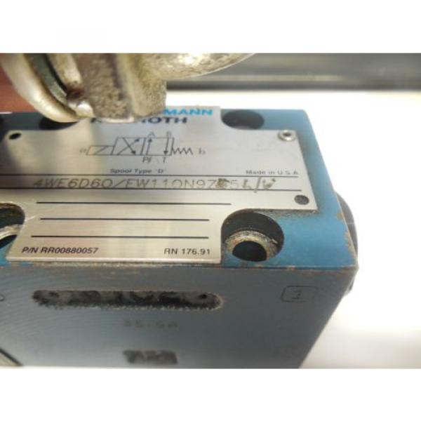 REXROTH France Japan SOLENOID VALVE 4WE6D60/EW110N9Z45 L/V RR00880057 #3 image