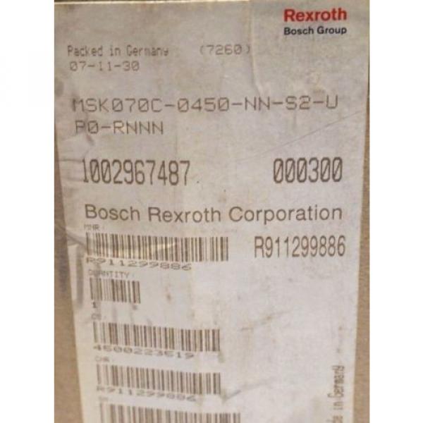 NEW France china BOSCH REXROTH MSK070C-0450-NN-S2-UPO-RNNN SERVO MOTOR MSK070C0450NNS2UPORNNN #3 image