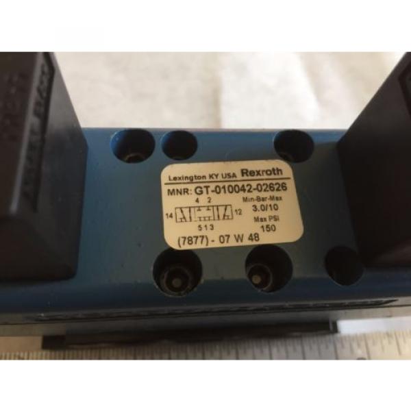 NEW China France REXROTH GT-010042-02626 PNEUMATIC VALVE SOLENOID 120VAC 4.3 VA ,BOX4 #2 image