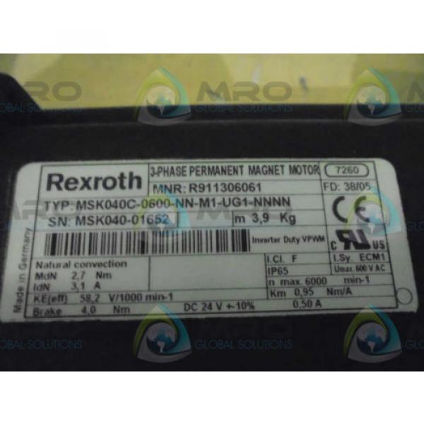 REXROTH Germany Italy MSK040C-0600-NN-M1-UG1-NNNN *NEW IN BOX* #2 image