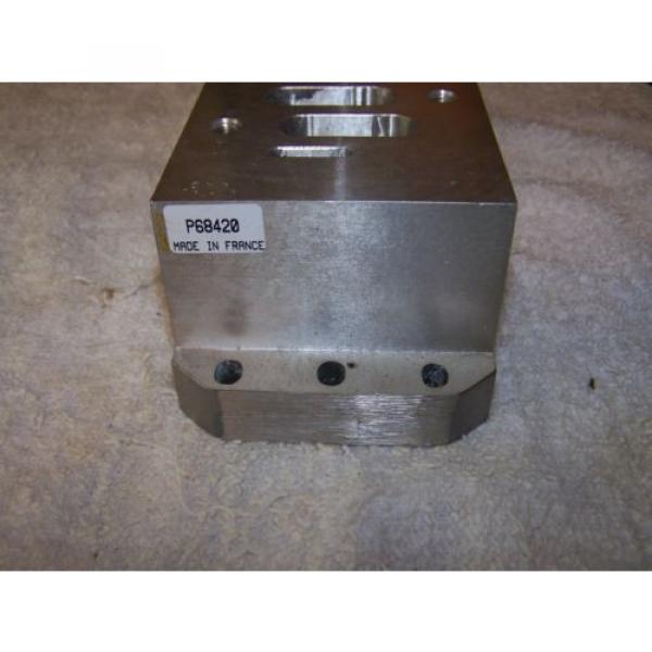 Rexroth Canada Australia P68420 Valve Aluminum Subbase Manifold 3/4&#034; Female NPT MH #4 image